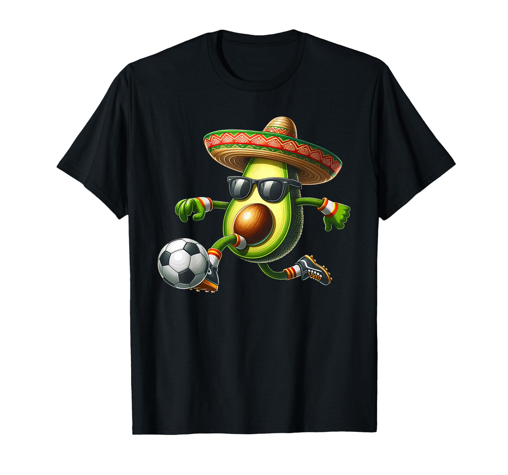 Soccer Lovers Cinco De Mayo Sombrero T-Shirt - Aesthetic Graphic Unisex