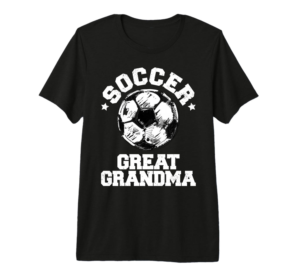 Soccer Great Grandma Soccer Ball T-Shirt - Trendy Graphic for Adults