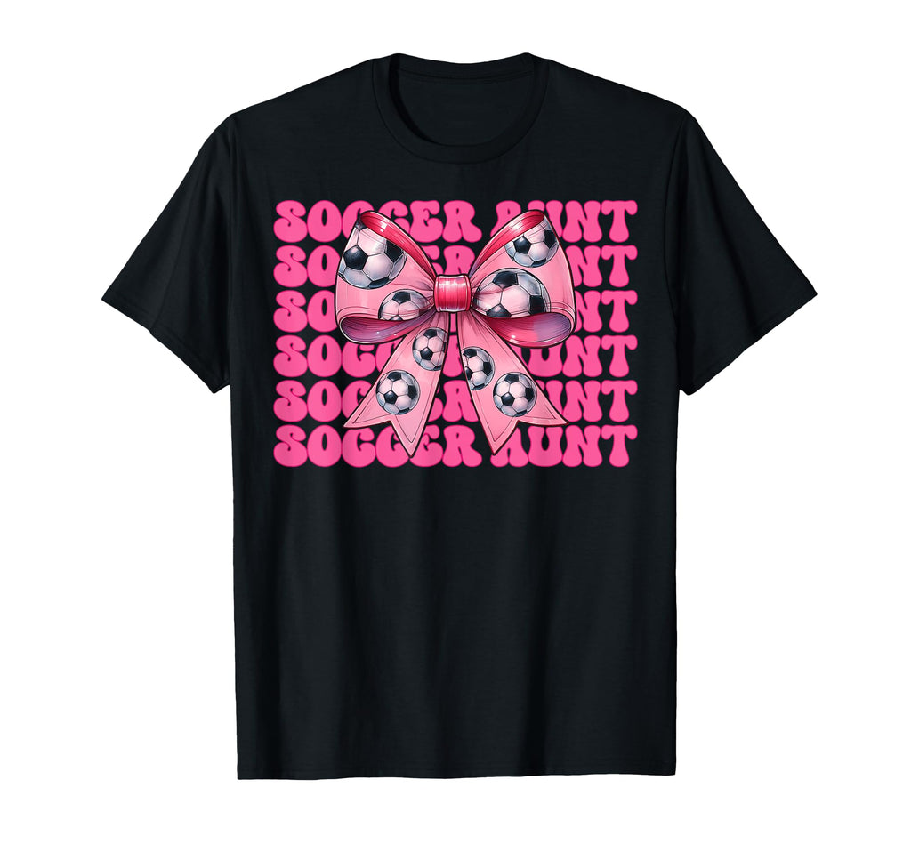 Womens Coquette Bow Ribbon Soccer Player Hoodie - Graphic Print Unisex