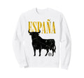 Espana Bull Soccer Ball Silhouette Sweatshirt - Custom Art Print Men Women