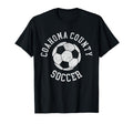 Coahoma County Soccer Distressed 90S T-Shirt - Aesthetic Graphic Unisex