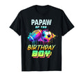 Papaw Birthday Football Soccer Ball T-Shirt - Aesthetic Graphic Men Women
