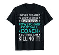 Powerchair Football Coach Funny Power T-Shirt - Novelty Apparel for Adults
