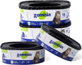 4 Pack Cat Litter Refill Bags, Non-See-Through Jumbo 120FT Cartridge Refill Total Up to Over 16 Months Per Cat for Odor Control, Compatible with Genie Standard, Plus, Style