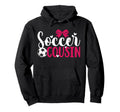 Soccer Cousin Soccer Player Cousin Hoodie - Minimalist Print Unisex