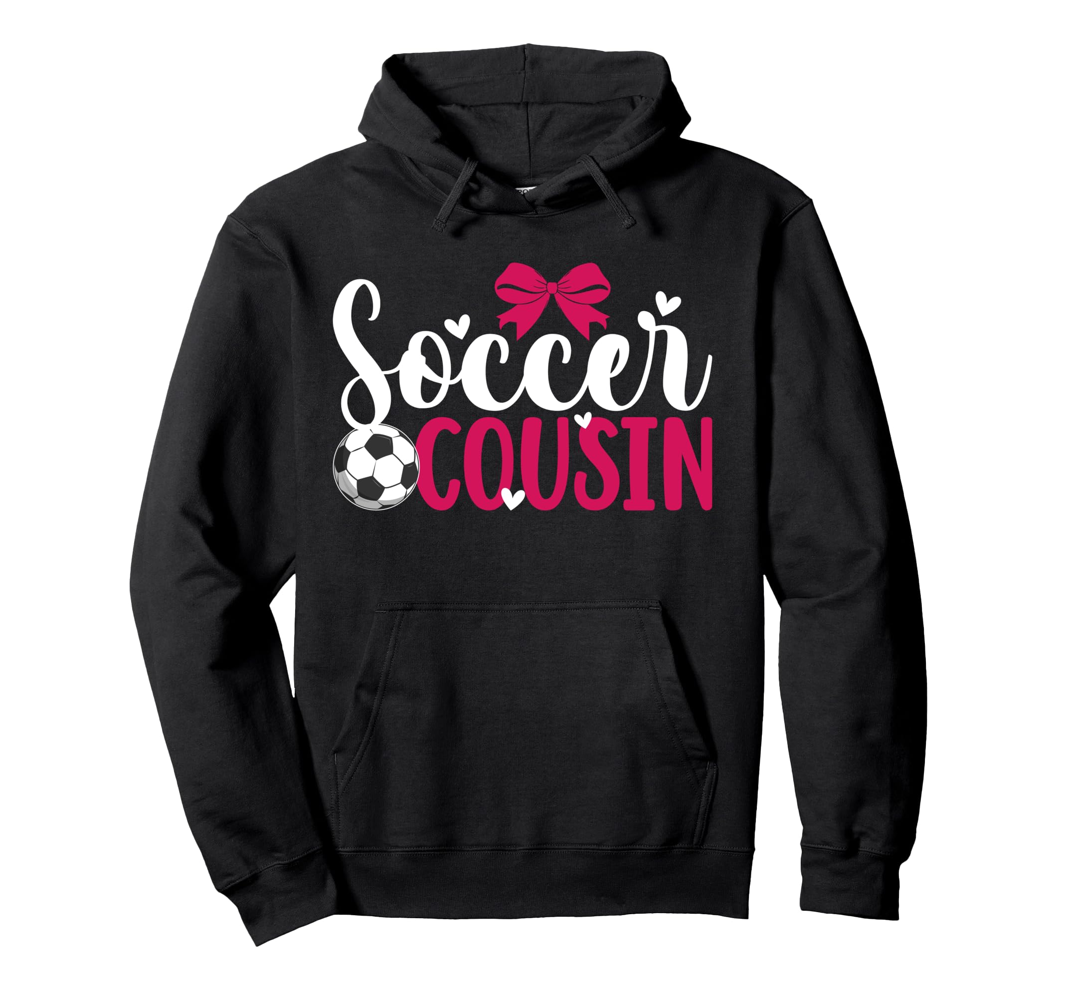 Soccer Cousin Soccer Player Cousin Hoodie - Minimalist Print Unisex