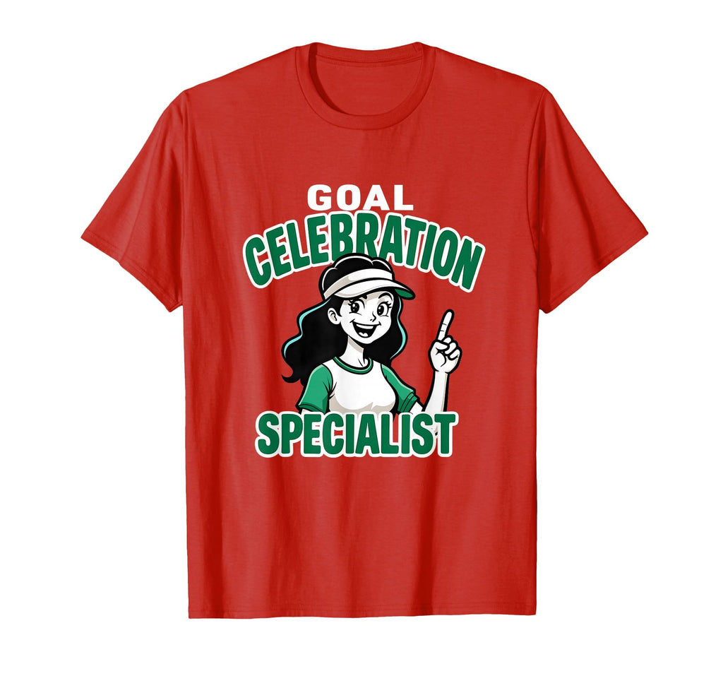 Goal Celebration Specialist Soccer Mom T-Shirt - Trendy Graphic Men Women