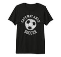 Gateway Arch Soccer Distressed 90S Tri T-Shirt - Unique Graphic Men Women