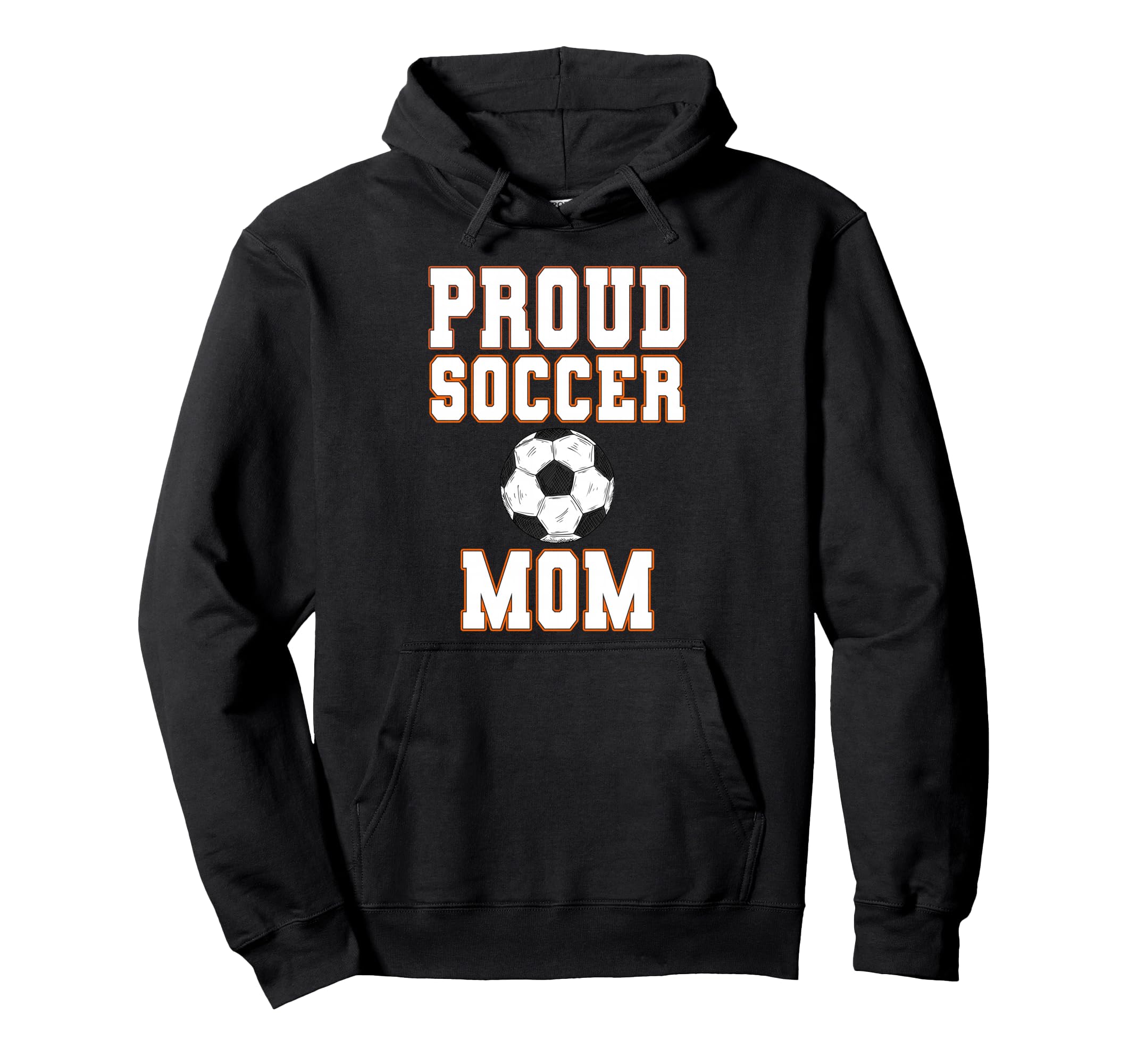Proud Soccer Mom Game Day Sports Parent Hoodie - Custom Art Print Unisex