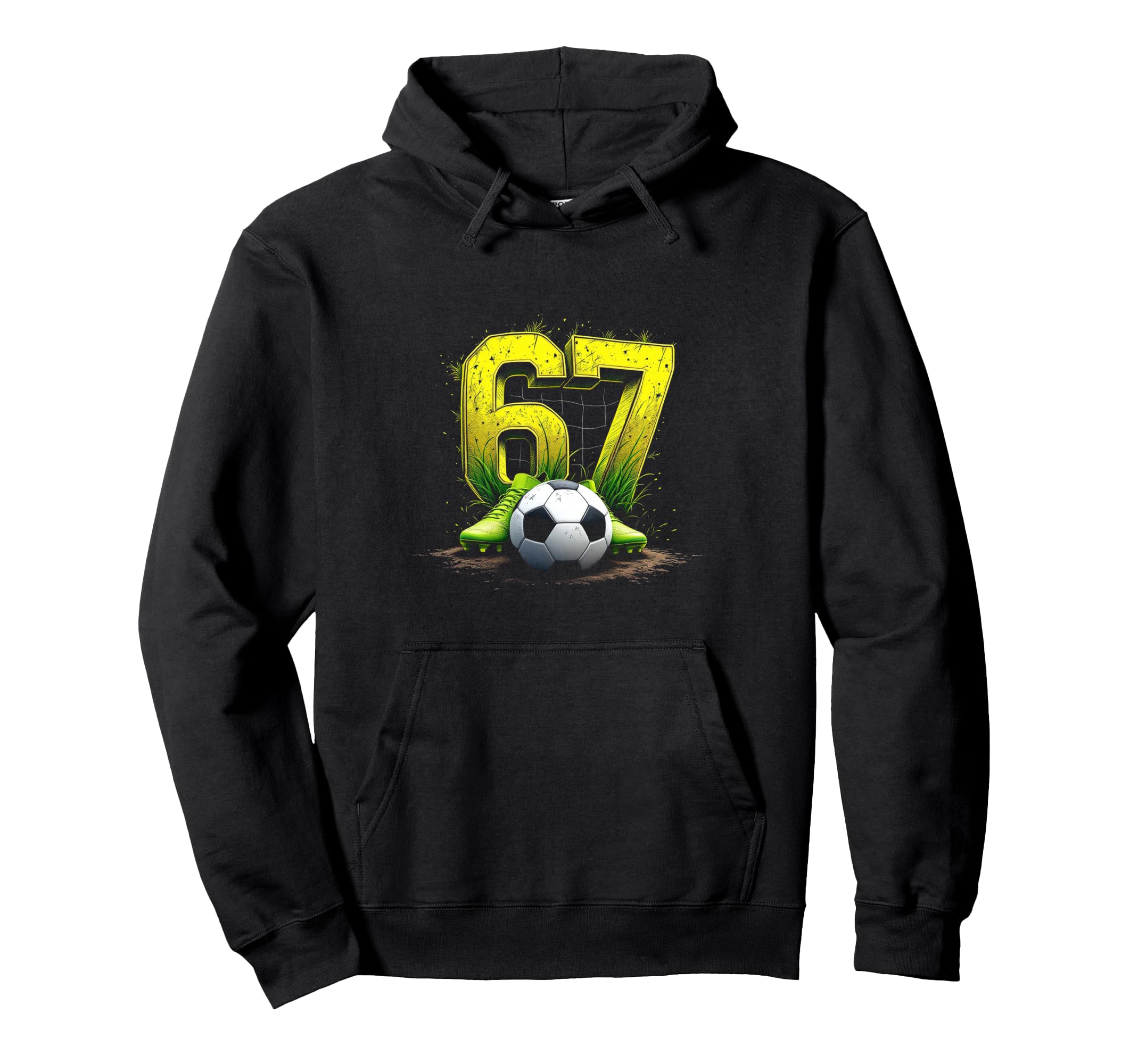 Soccer Sports Hoodie - Graphic Print for Adults