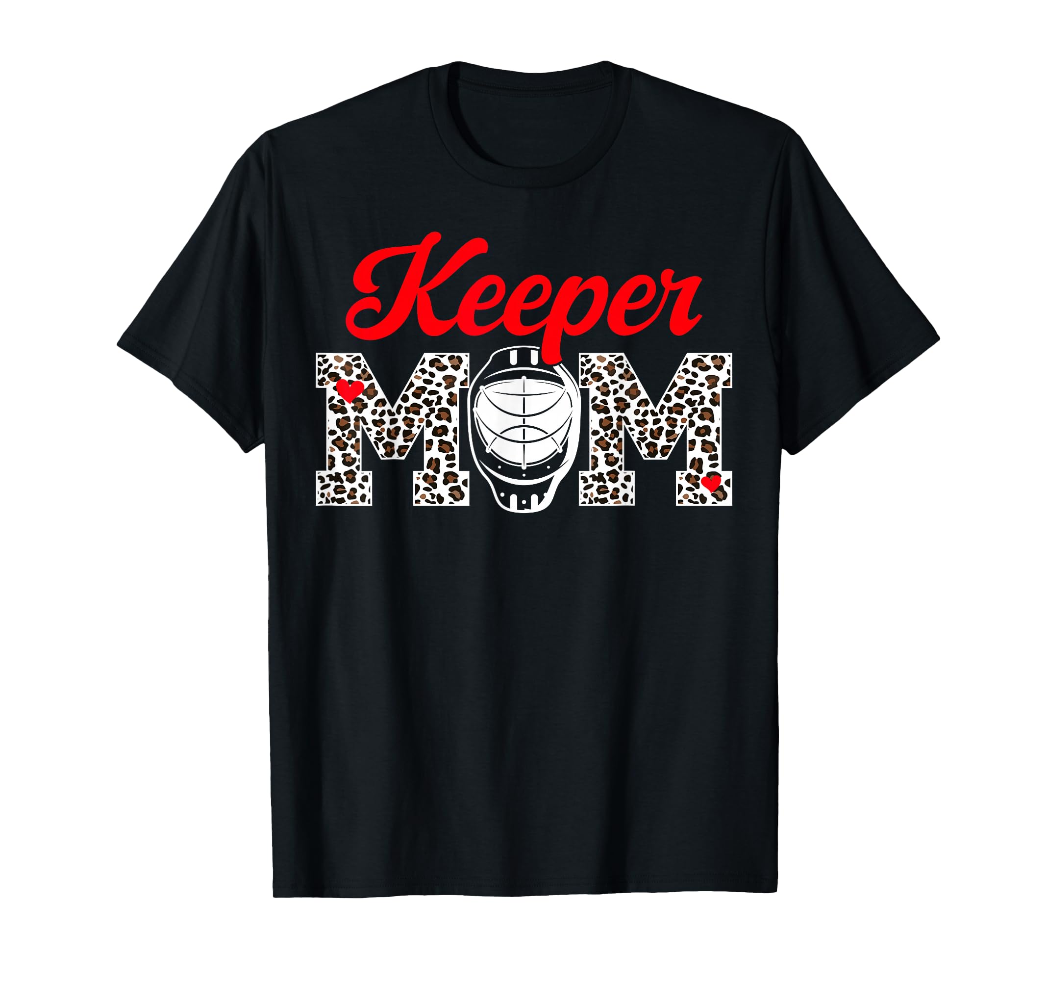 Ice Hockey Goalkeeper Mom Ice Hockey T-Shirt - Casual Everyday Wear Unisex