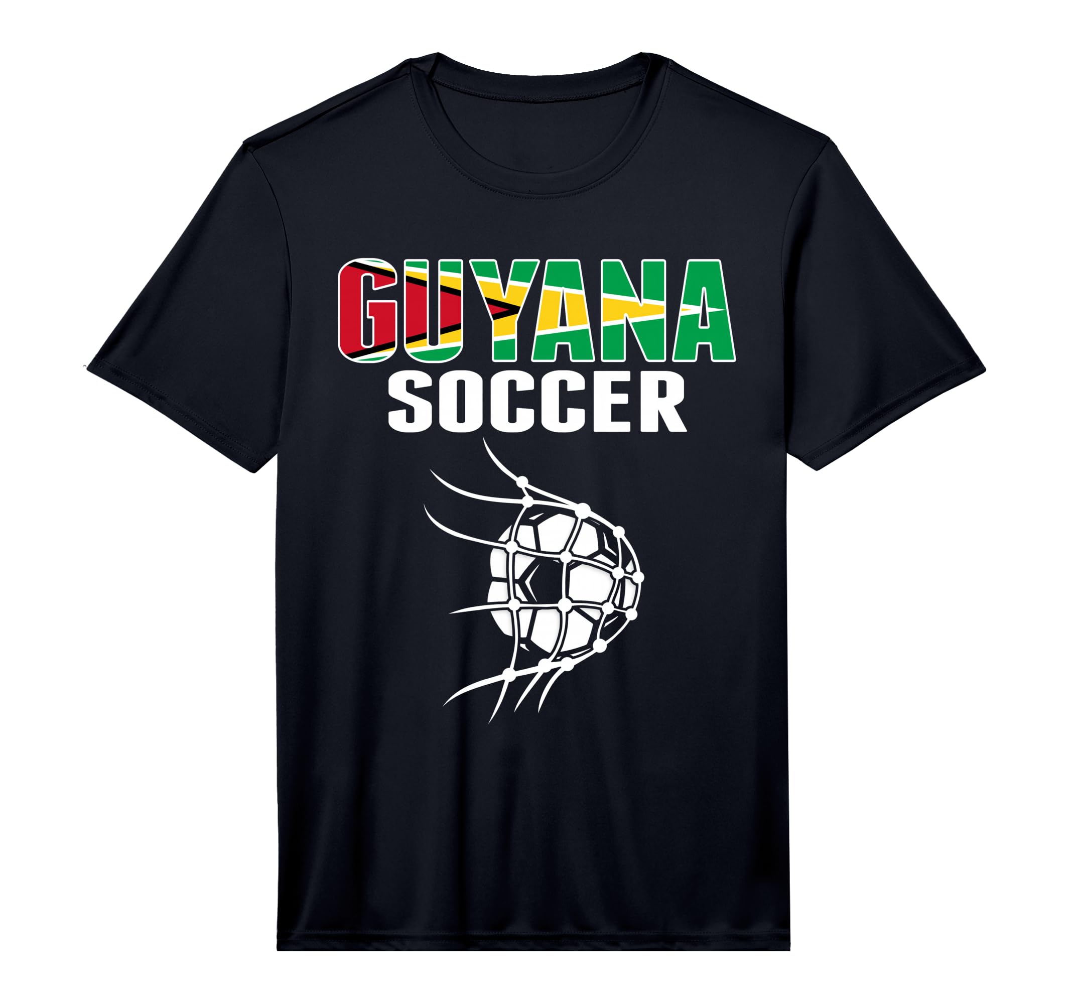 Guyana Soccer Fans Jersey Support Guyanese T-Shirt - Graphic Print Unisex