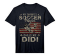 Mens My Favorite Soccer Player Calls T-Shirt - Novelty Apparel for Adults