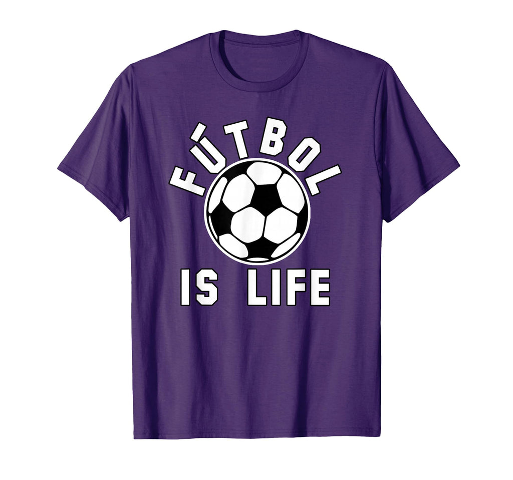 Futbol Is Life Soccer Ball T-Shirt - Graphic Print Men Women