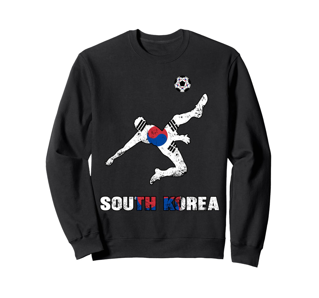 South Korea Football Soccer Sweatshirt - Fun Novelty Design for Adults