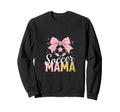 Soccer Mama Bow Soccer Mom Club Sweatshirt - Custom Art Print Men Women