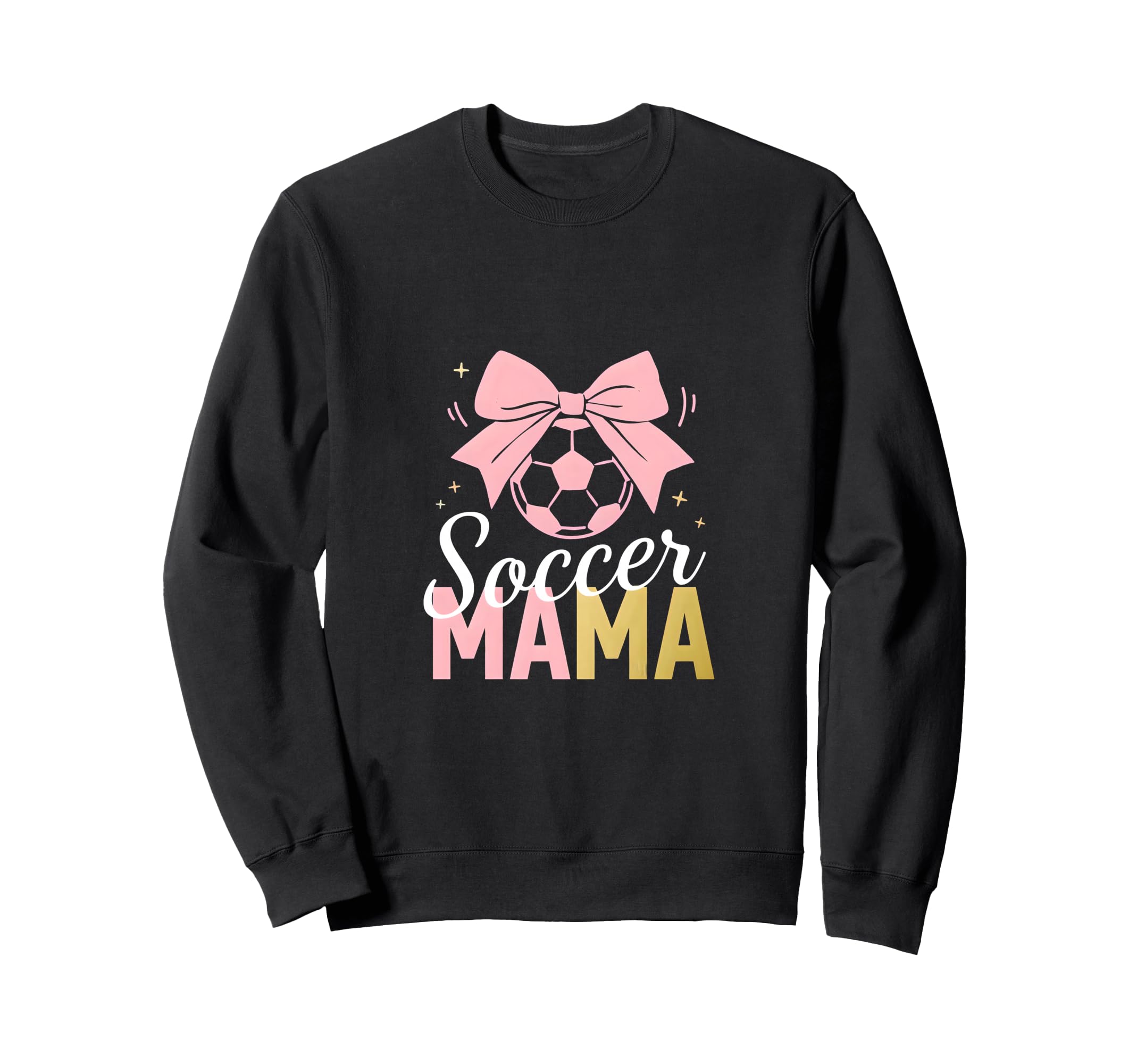 Soccer Mama Bow Soccer Mom Club Sweatshirt - Custom Art Print Men Women