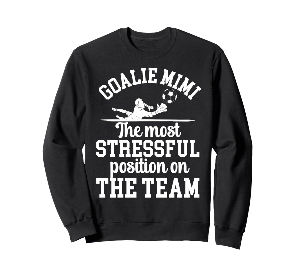 Funny Soccer Goalie Mimi Soccer Sweatshirt - Minimalist Print Men Women