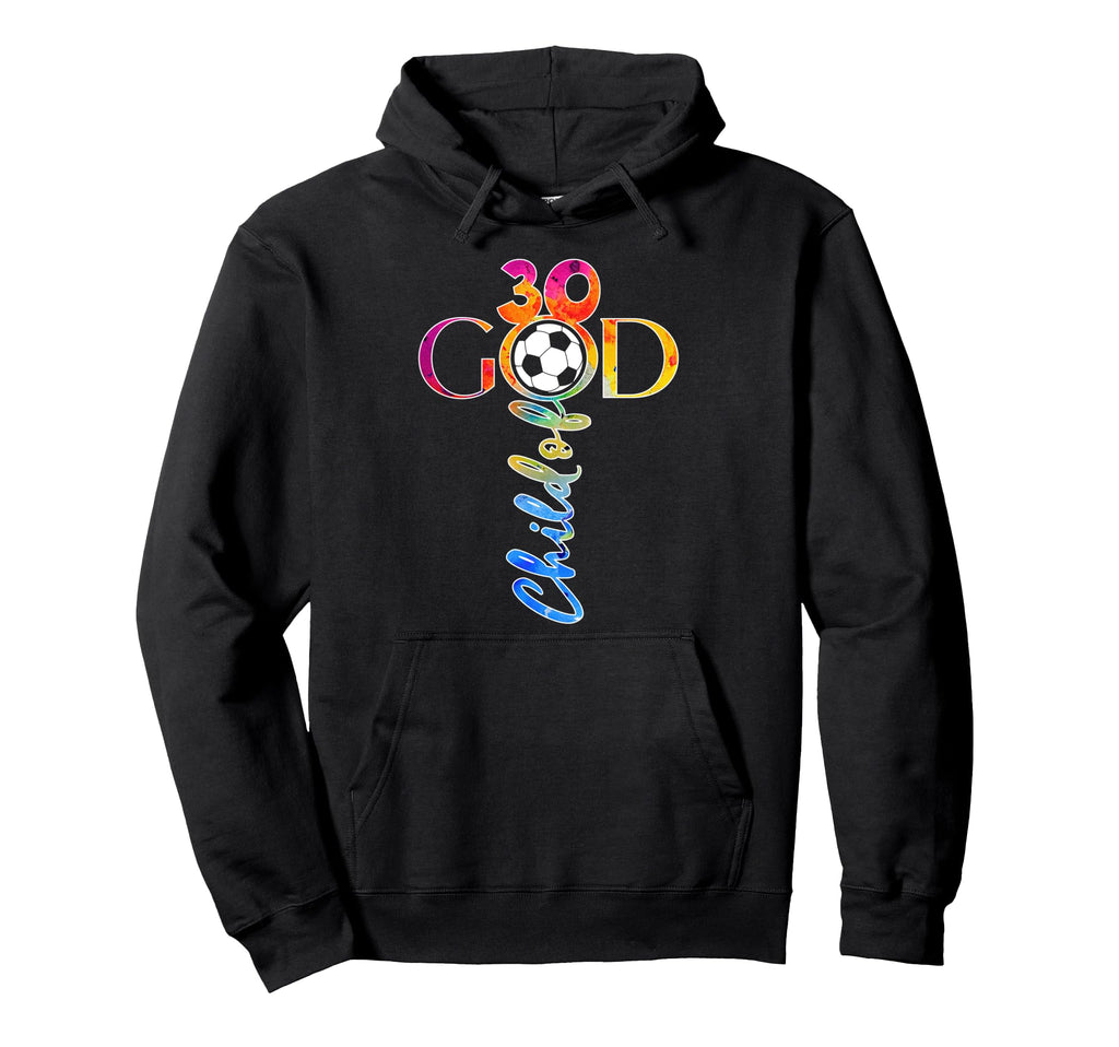 Jesus 30 Years Child God Soccer 30Th Hoodie - Trendy Graphic Men Women