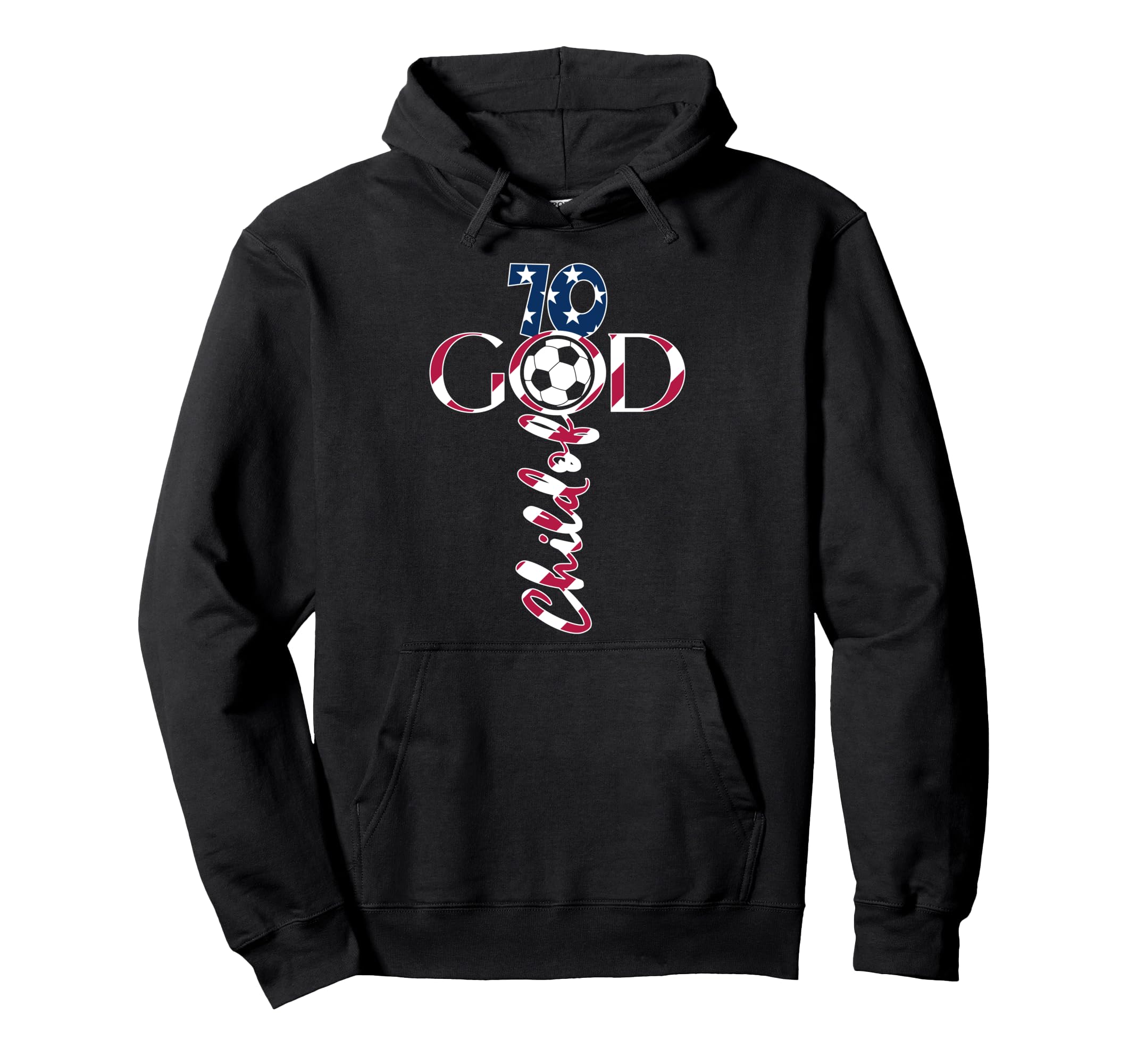 Jesus 70 Years Child God Soccer 70Th Hoodie - Custom Art Print Men Women