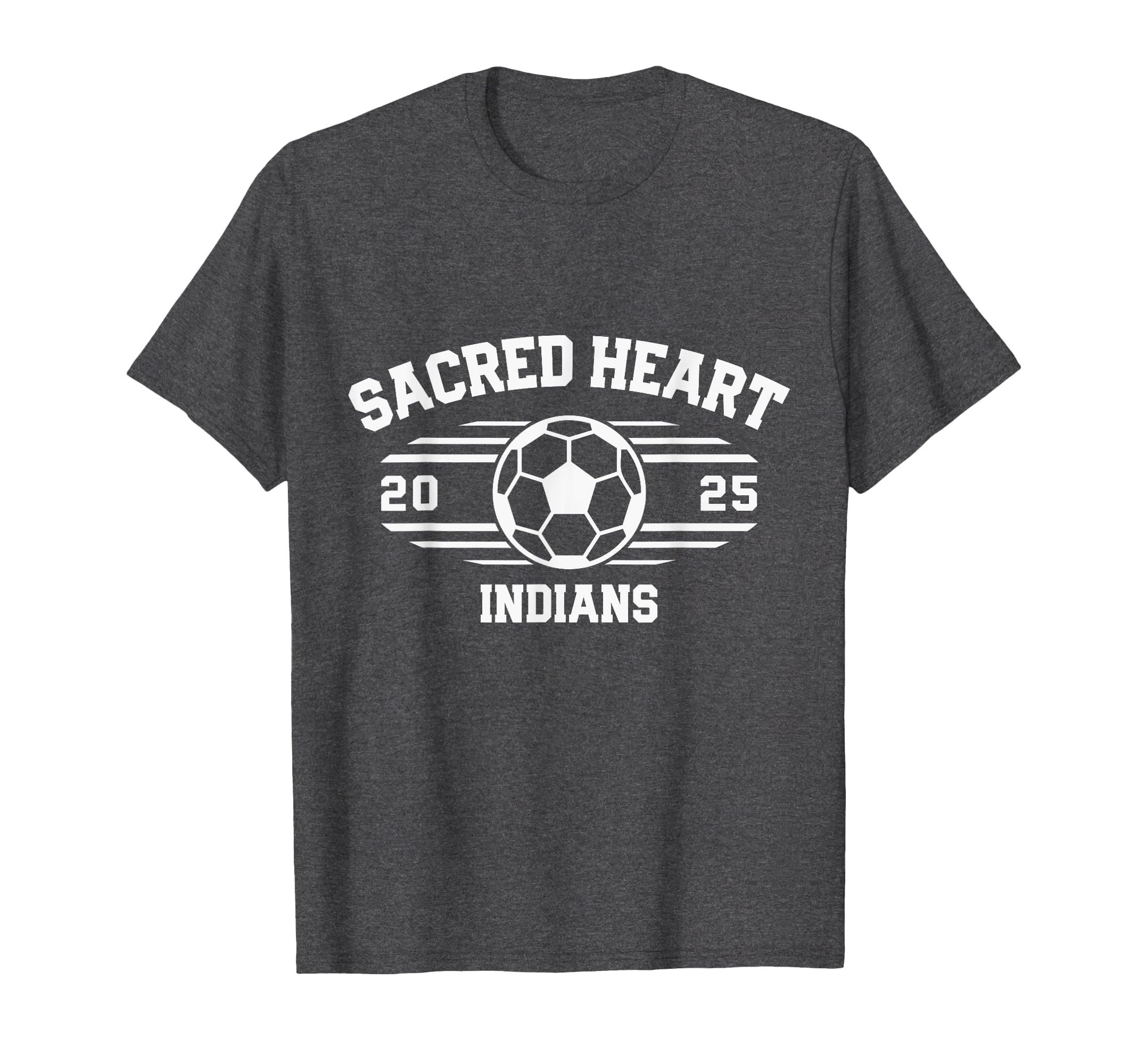 Sacred Heart Indians Soccer Ball 2025 T-Shirt - Fun Novelty Design Unisex