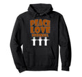 Peace Love Foosball I I Love Foosball Hoodie - Custom Art Print Unisex