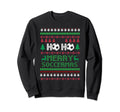 Soccer Goalkeeper Holiday Santa Sweatshirt - Streetwear Style for Adults