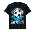 Life Is About Goals And Assists Sport T-Shirt - Novelty Apparel Unisex