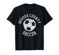 Bosque County Soccer Distressed 90S T-Shirt - Custom Art Print Unisex