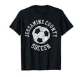 Jessamine County Soccer Distressed 90S T-Shirt - Unique Graphic Men Women