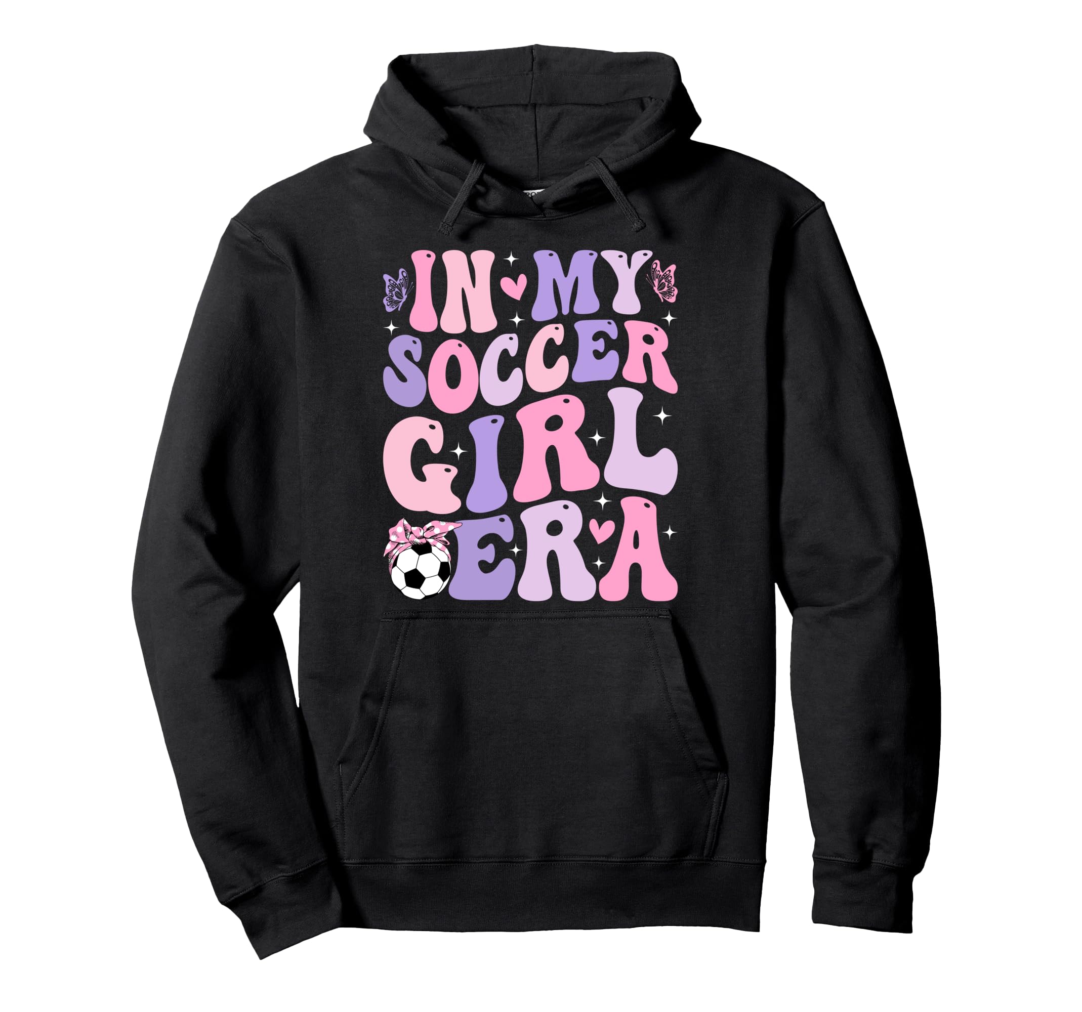 My Soccer Era Groovy Soccer Hoodie - Trendy Graphic Unisex