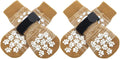 EXPAWLORER Anti Slip Dog Socks to Prevent Licking Paws, Dog Shoes for Hot Pavement, Dog Booties for Small Medium Large Senior Dogs, Traction Control Boots & Paw Protectors for Hardwood Floors