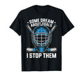 Ice Hockey Goalkeeper Goals Hockey T-Shirt - Streetwear Style Men Women