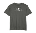 Soccer Heartbeat Soccer Player Gift T-Shirt - Trendy Graphic Unisex