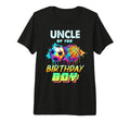 Uncle Birthday Basketball Soccer Ball T-Shirt - Graphic Print for Adults