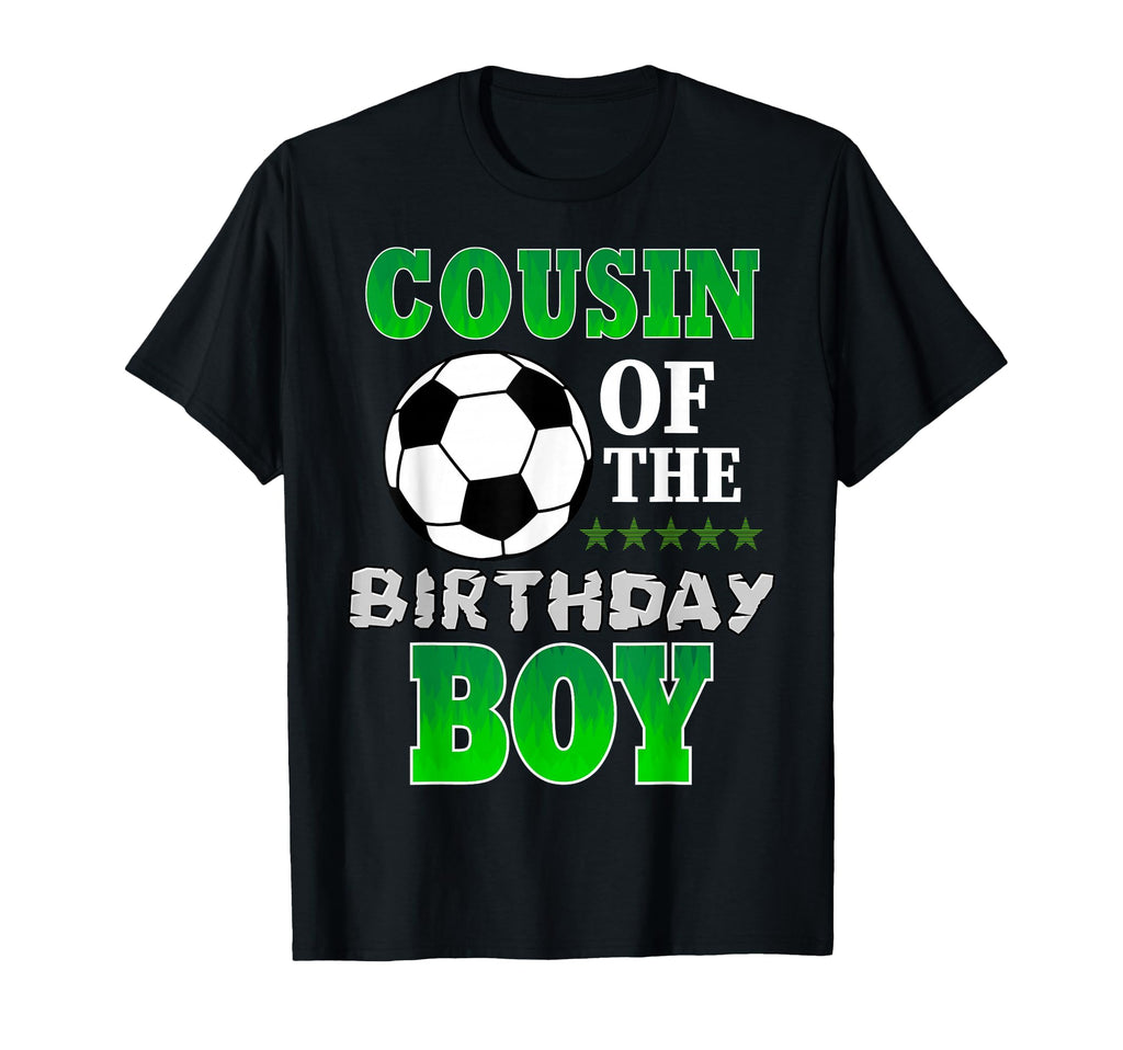 Cousin Birthday Soccer Stars Outfit T-Shirt - Custom Art Print Unisex