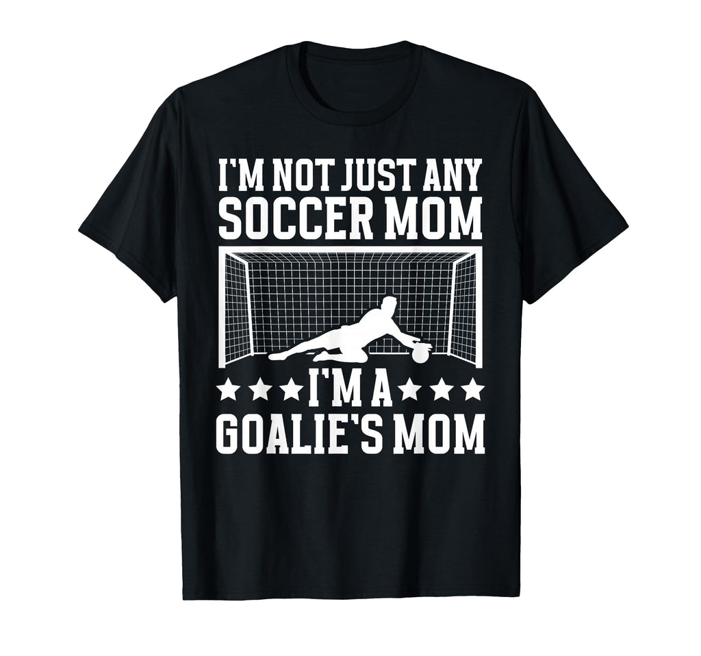 Goalies Mom Soccer Keeper Mom Soccer T-Shirt - Minimalist Print for Adults