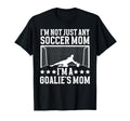 Goalies Mom Soccer Keeper Mom Soccer T-Shirt - Minimalist Print for Adults