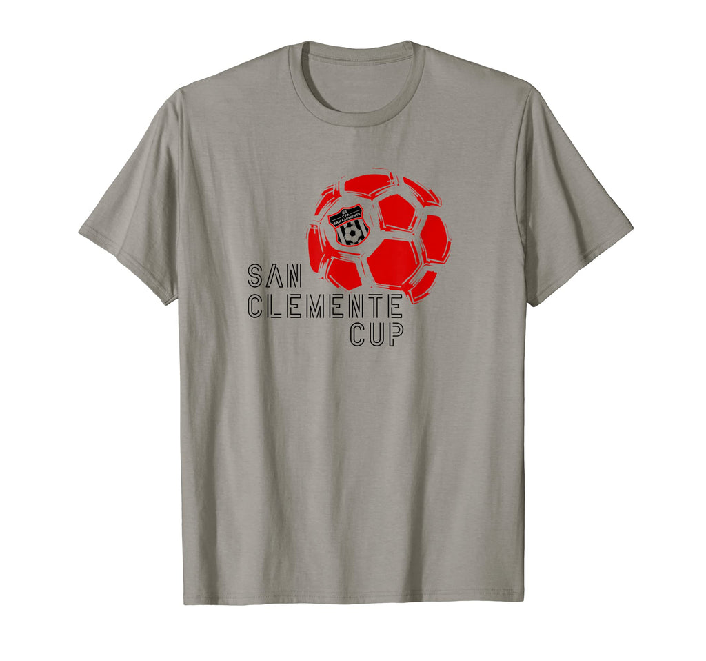 San Clemente Cup Fun Palm Soccer Ball T-Shirt - Aesthetic Graphic Men Women