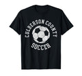 Culberson County Soccer Distressed 90S T-Shirt - Novelty Apparel Unisex