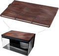 Cherry Wood Grain Top Lid for Clairnara Harmony Aquatic Tank