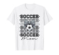 Groovy Soccer Mom Mother Coquette Bow T-Shirt - Streetwear Style Unisex