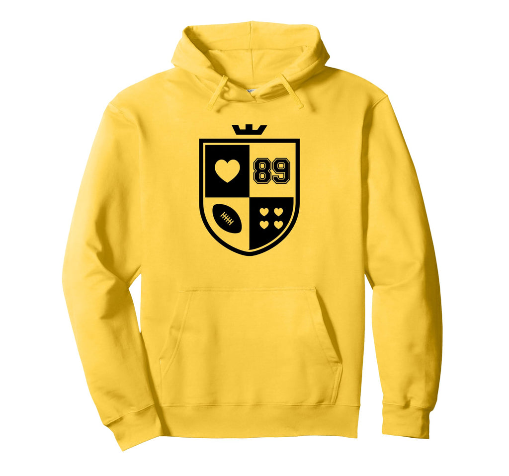 I Love Football I Heart Football Funny Hoodie - Trendy Graphic Unisex