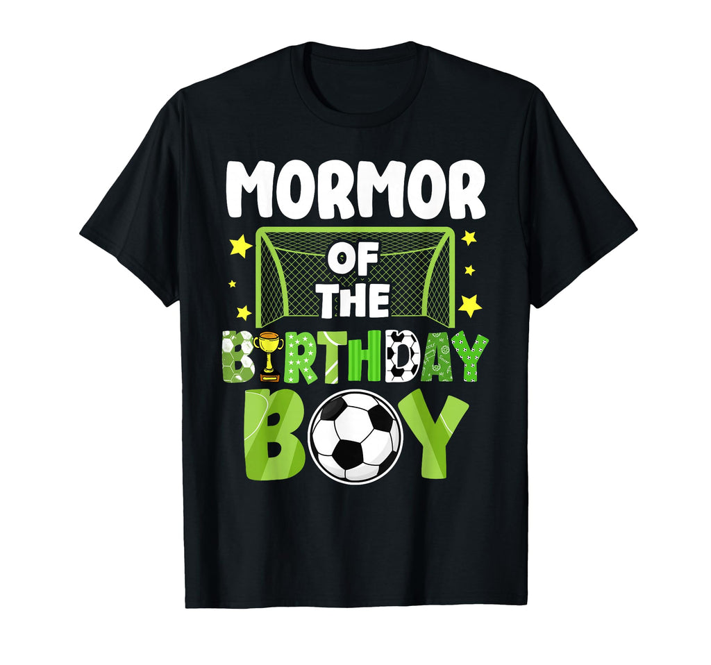 Soccer Mormor Birthday Party Family T-Shirt - Streetwear Style for Adults