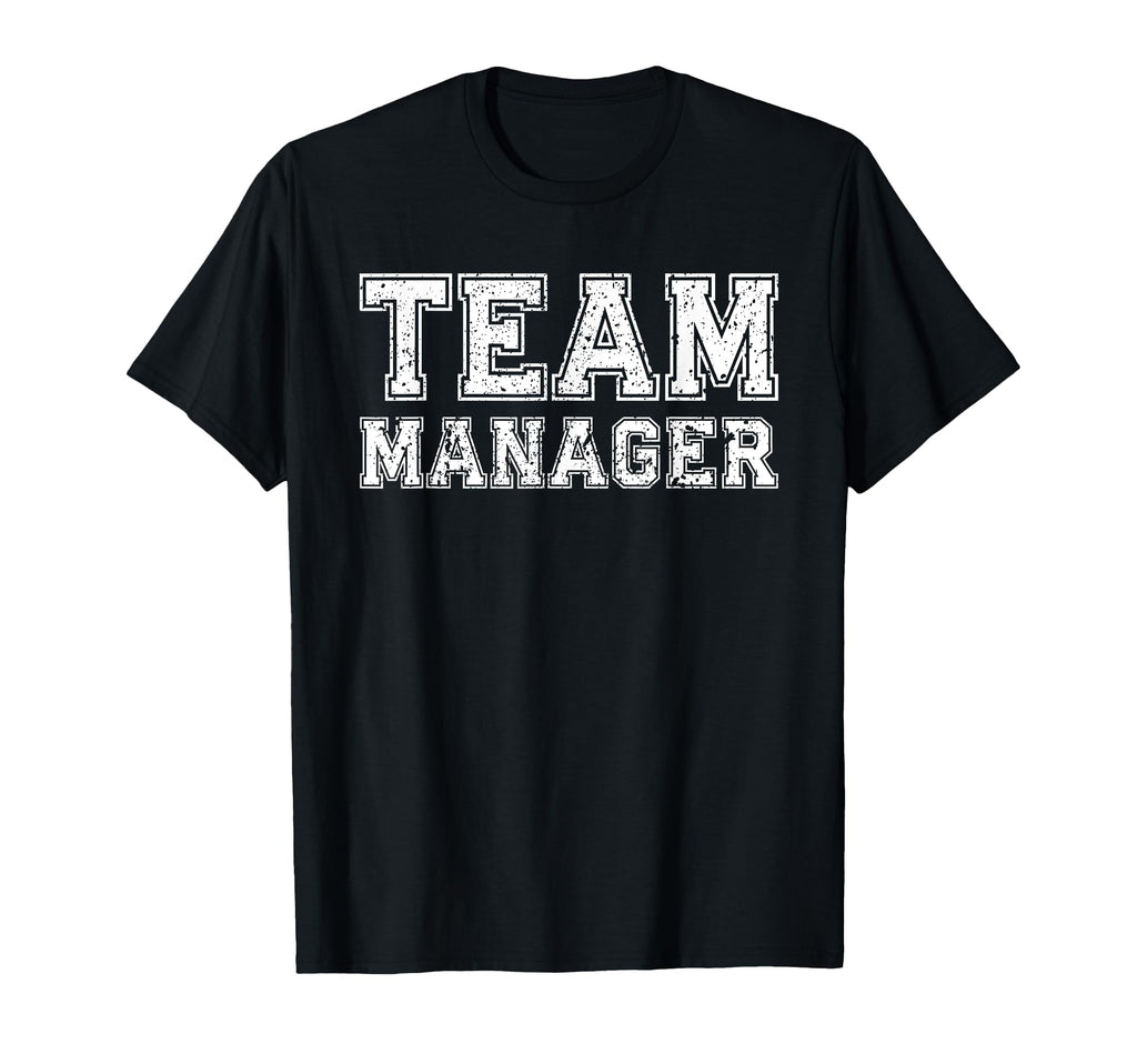 Team Manager High School Varsity T-Shirt - Graphic Print for Adults
