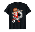 Dabbing Soccer Canada Jersey Canadian T-Shirt - Unique Graphic Unisex