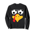 Turkey Face Soccer Sunglasses Sweatshirt - Minimalist Print Unisex