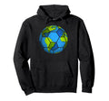 Earth Soccer Ball Earth Day Favors Hoodie - Unique Graphic for Adults