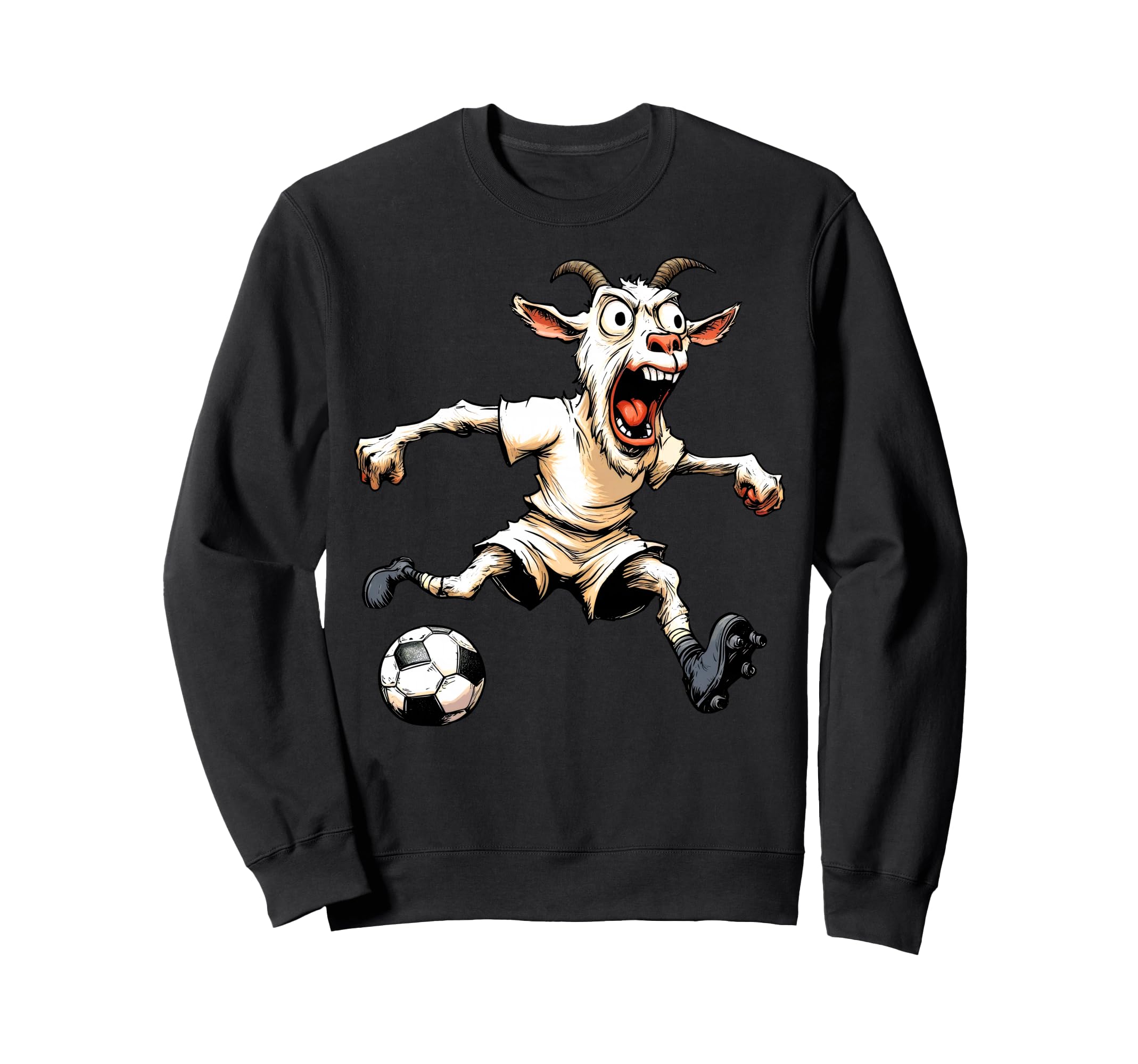 Football Goat Sweatshirt - Aesthetic Graphic Men Women