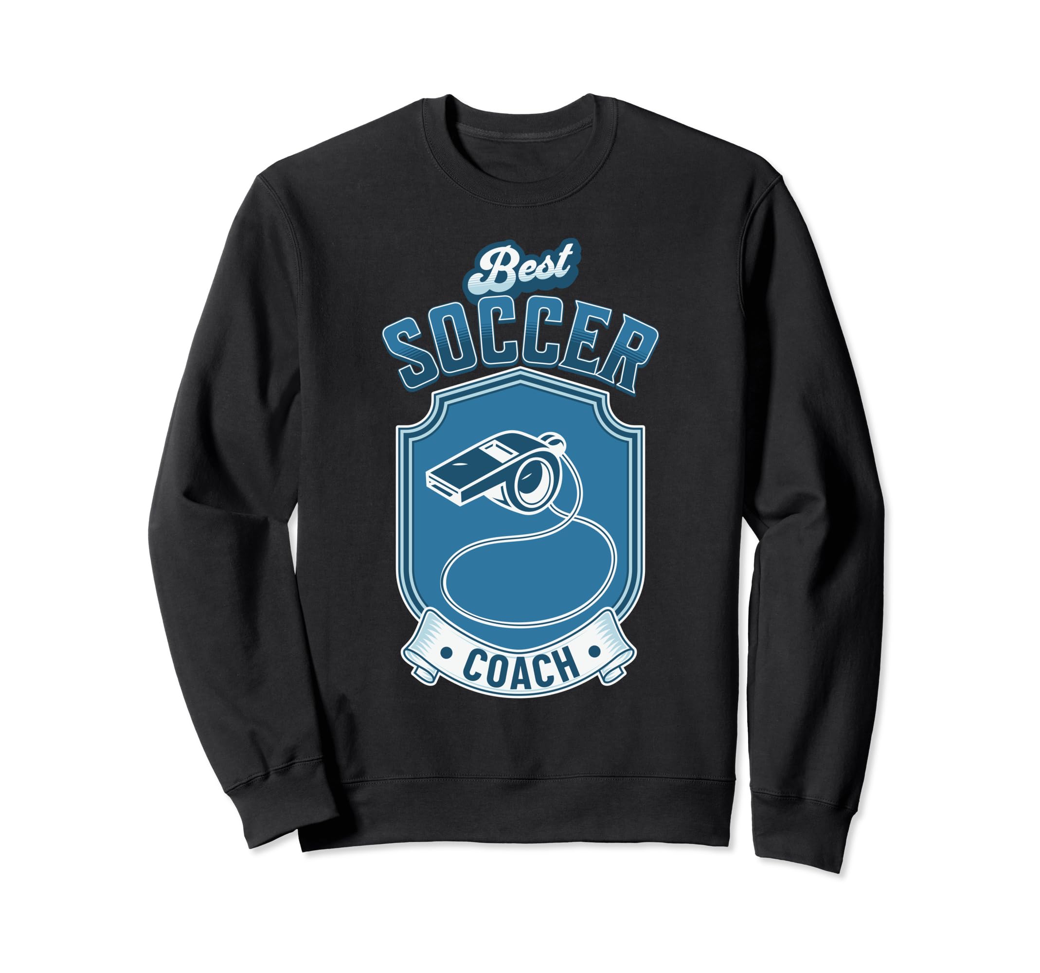 Fun Gift Best Soccer Coach Sweatshirt - Trendy Graphic Men Women